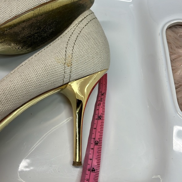 LOUIS VUITTON LOVE PLATE PEEPTOE PUMPS - Picture 11 of 15